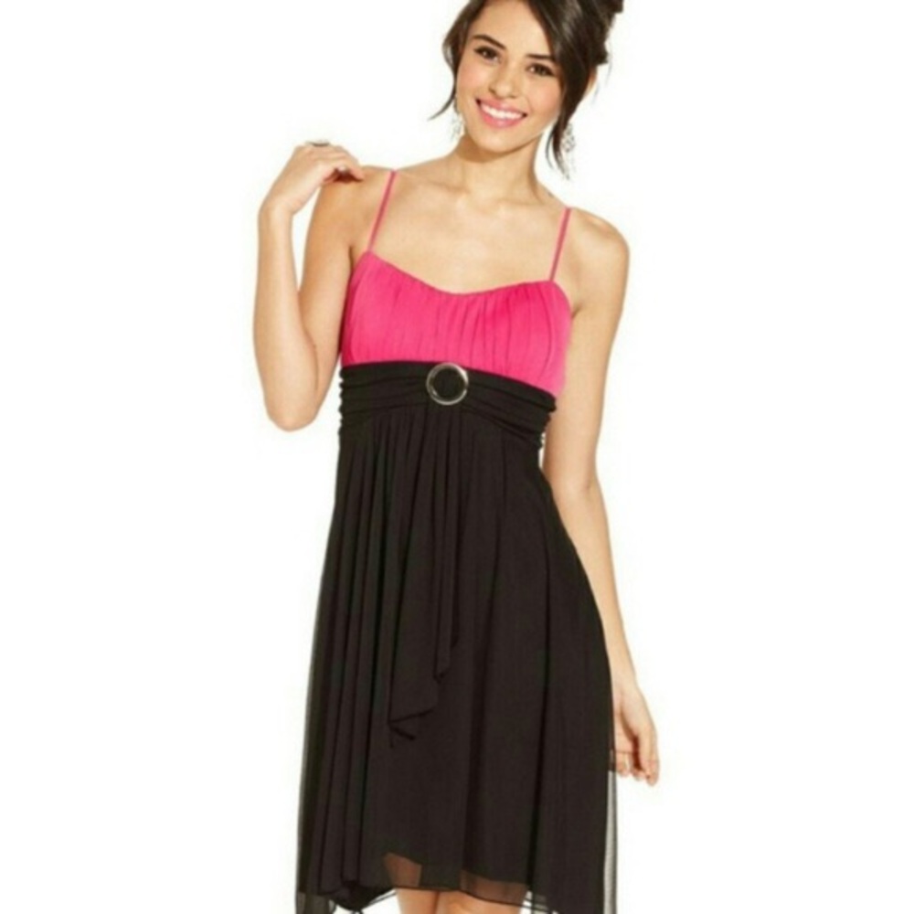 Black and Pink Dress